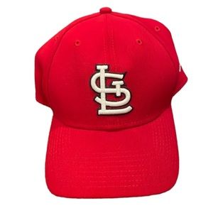 St. Louis Cardinals Hat New Era Genuine Merchandise Stretch Fit Cap Baseball